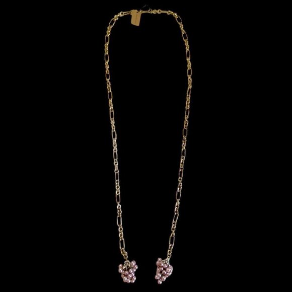 Heidi Daus On The Vine Crystal Grape Cluster Lariat Necklace NIB​​​ - Picture 8 of 9